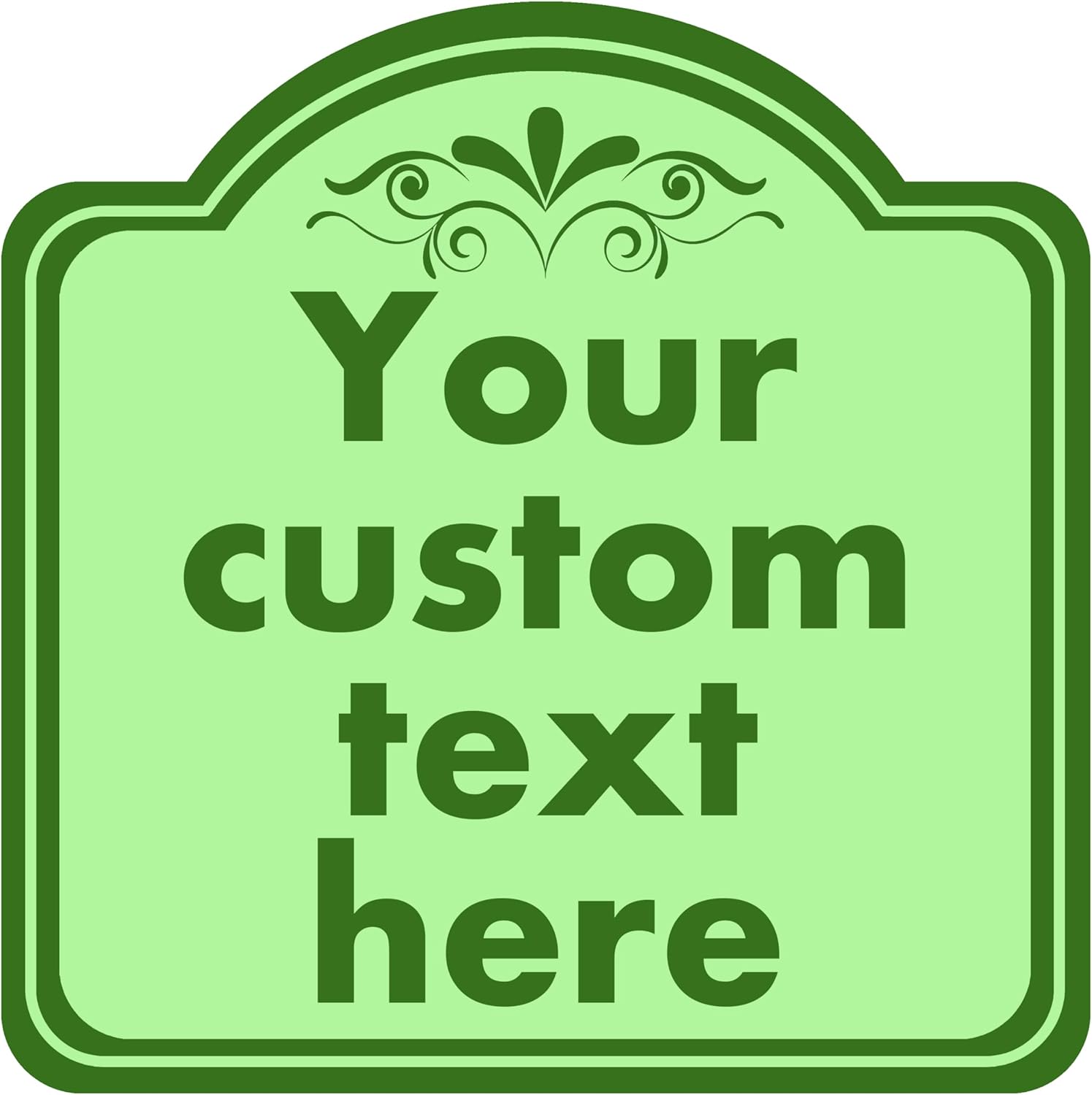 Custom Signs,Custom Indoor/Outdoor Decorative Sign,Aluminum Weatherproof Metal Sign Multiple Sizes, Customize for Office, Business, Workplace, office, Home, Delivery Signs