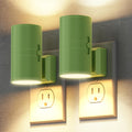 Briignite Night Lights Plug into Wall, Modern LED Night Light Plug in, Dusk to Dawn Sensor, Soft White 3000K, 0-100LM Adjustable Brightness, Dimmable NightLight for Hallway, Bedroom, Stairway, 2 Pack