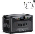 BLUETTI Solar Generator Apex 300 & PV Cable, 2764.8Wh LFP Battery Backup with 6 3840W AC Outlets (7680W Surge), Simultaneous 120V/240V Output & Black Start, Modular Power for Home, RV and Emergencies