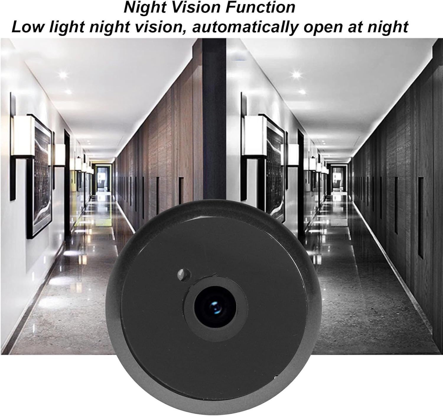 Video Doorbell, 3.97 Inch Color Display 1080P Peep Hole Camera with 135° Wide Angle, Infrared Fill Light, Rechargeable Visual Doorbell, for Home Security