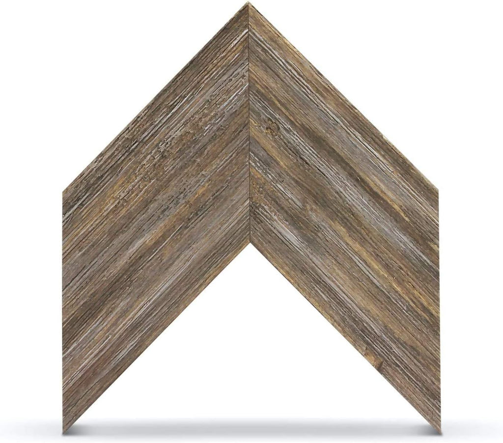 Distressed Barnwood 3" Color Chip Premiere Deco TV Frame (32",43",50",55",65",75",85") Compatible ONLY with Samsung The Frame and Pro TVs (Fits 2021-2025, LS03A,LS03B,LS03C,LS03D,LS03FA,LS03FW)