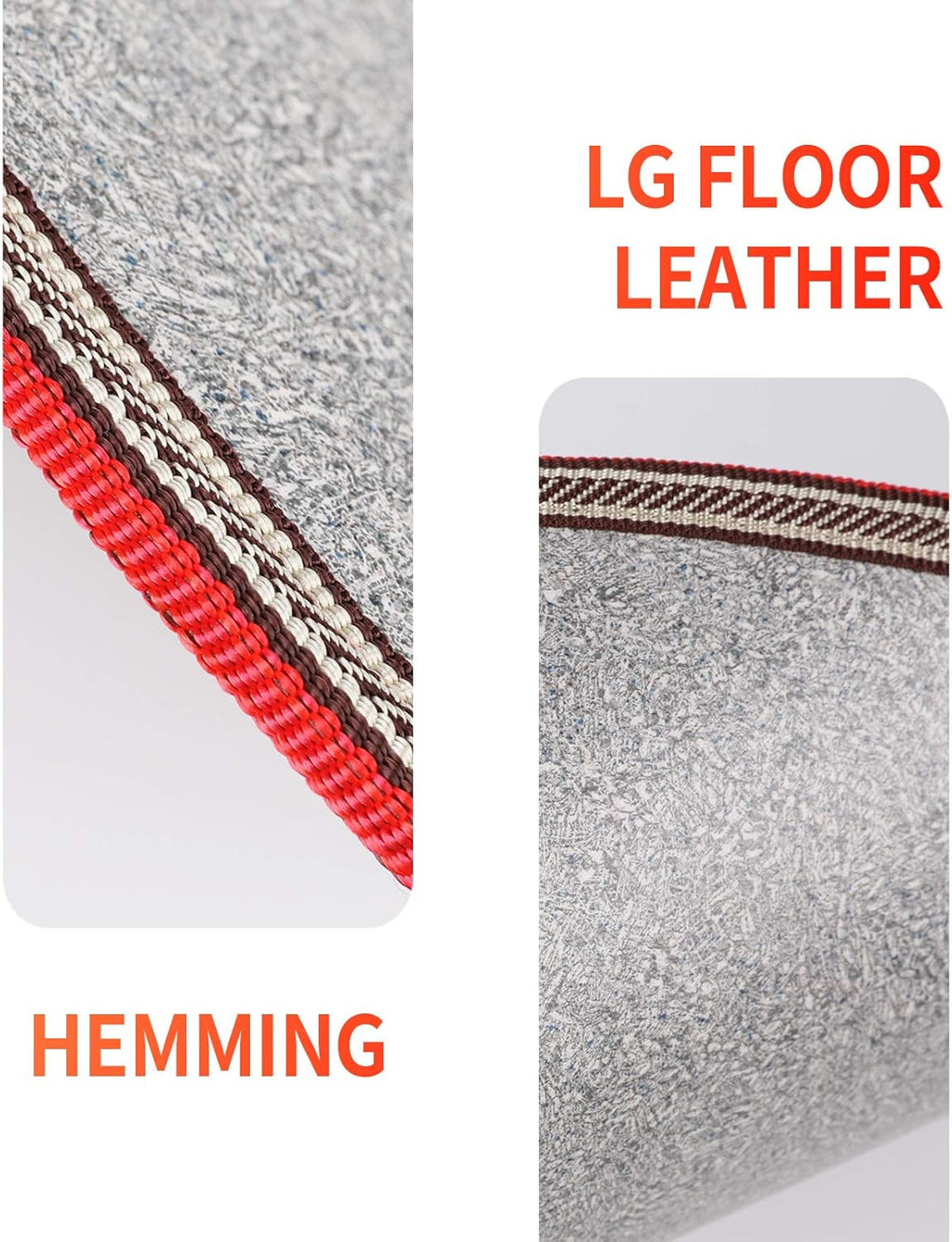 Electric Heated Floor Mats - AC 110V Foot Heater, Heated Foot Warmer Mat Under Desk for Office and Home (Gray)