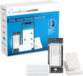 Lutron Diva Smart Dimmer Switch Kit for Caseta Lighting w/ Hub, Pico Remote & Pedestal, Smart Dimmer Works with Apple Home, Ring, Google Home, 3 Way, DVRF-BDG-1DP-A