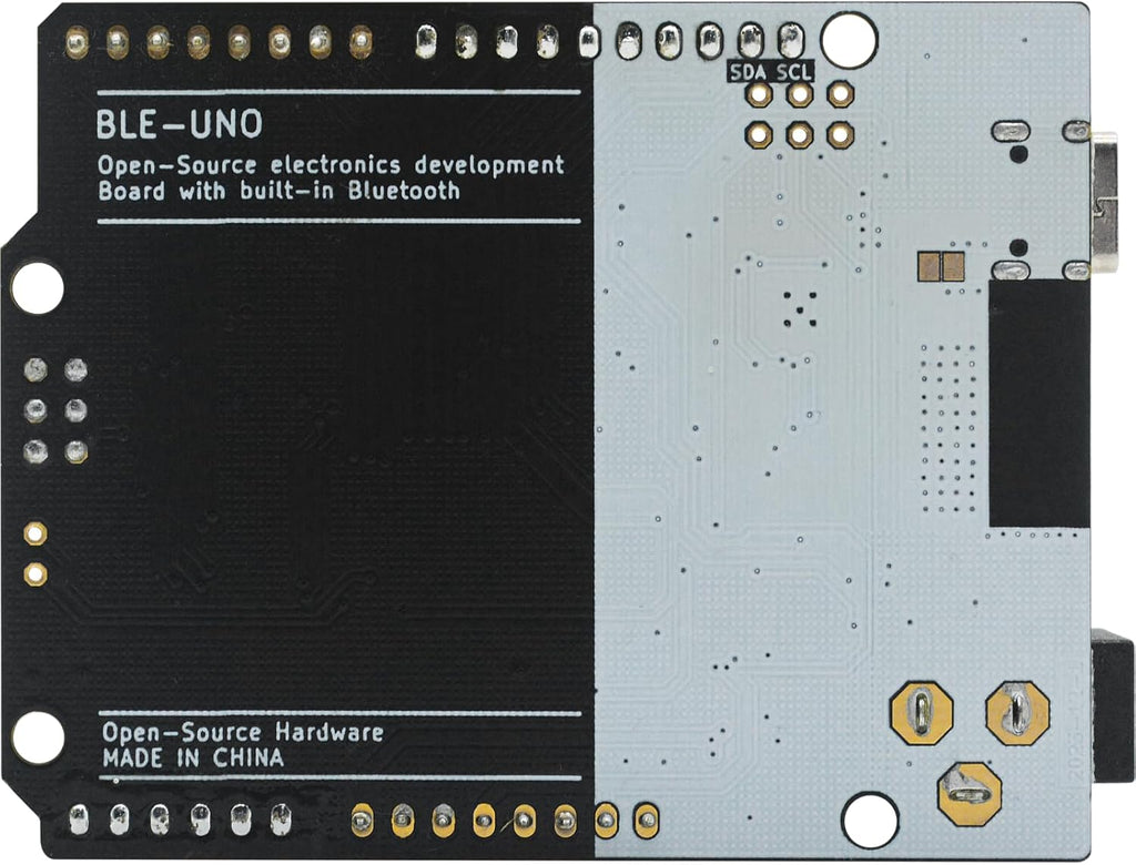 BLE-UNO Board, with Bluetooth Module, Arduino Compatible, BLE 4.2 Wireless & USB-C Connectivity, Microcontroller for IoT Prototyping DIY Projects, Support Arduino IDE