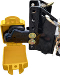 Demco EZ Latch Coupler Lock (for Cast Demco Version) W/Cobra-Sidewinder Stainless Steel Puck Lock