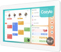Cozyla Digital Calendar+ 2: 15.6'' Wall Planner Touch Screen Chore Chart Customize Dashboard Smart Electronic Calendar for Family Schedules Meal Planner Support App Store with Stand White