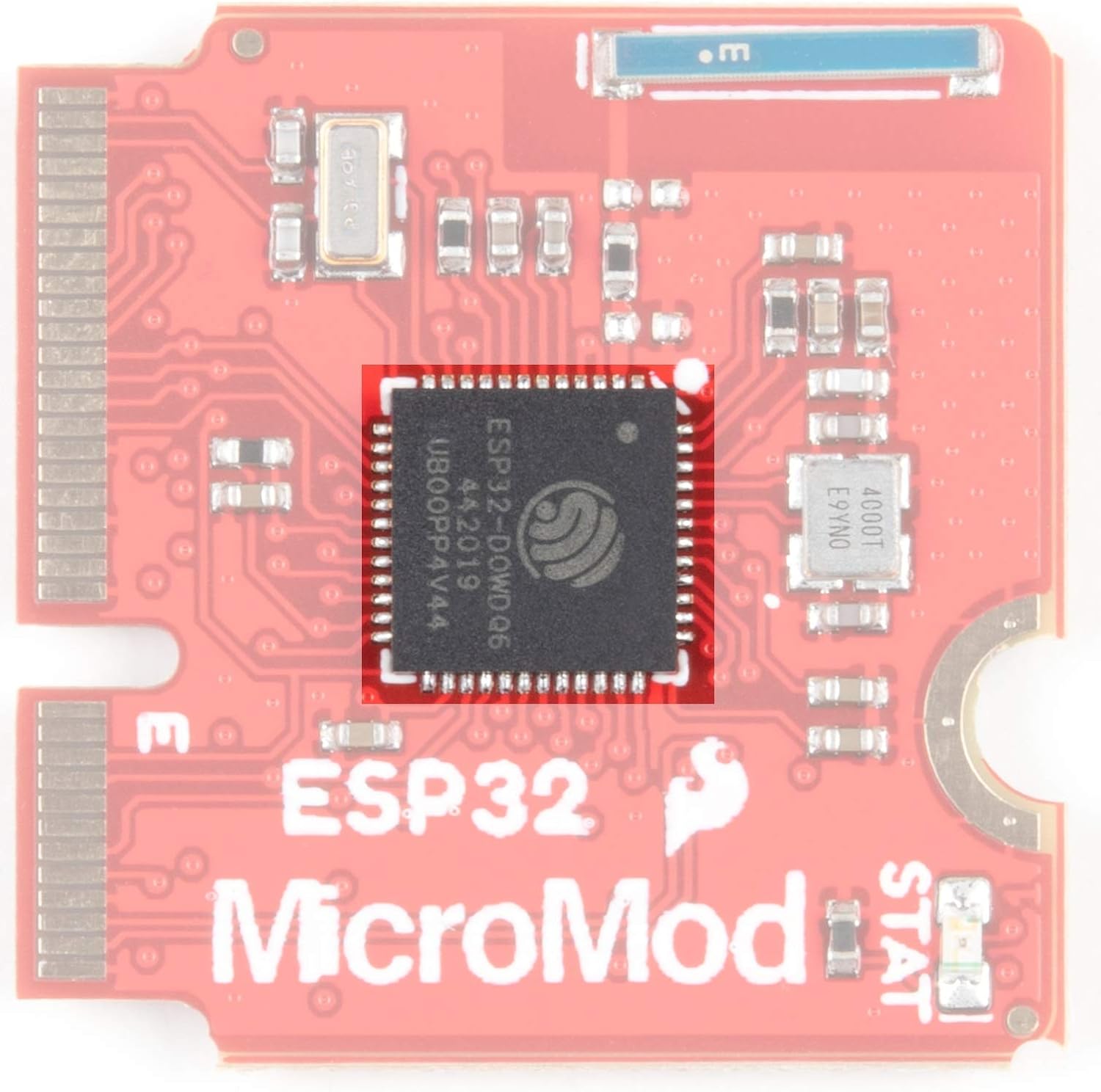 SparkFun MicroMod ESP32 Processor - Modular Interface Ecosystem That Connects ESP32 microcontroller/Processor Board to Various/Carrier Board peripherals