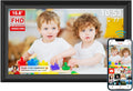 15.6inch FRAMEO Digital Photo Frame with 1920x1080 FHD IPS LCD Touch Screen, Dual-WiFi Share Photos & Videos Via Frameo App, Support USB Drive/SD Card Extend Storage, Motion Sensor, Auto-Rotate