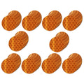 Non Fading Orange Reflective Stickers 1-inch Diameter Round Reflector, Outdoor Waterproof High Visibility Warning Adhesive Tape (100 Pcs)