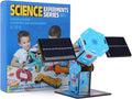 Playnovate Solar Satellite STEM Kit | DIY Space Toy for Kids | Build a Working Model with Motor | Includes QR Astronomy Tutorials | Birthday Gifts for Boys & Girls Age 8,9,10,11,12,13,14 Years