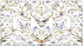 Light Switch Covers Gothic Retro Floral Damask Elk Wild Flower Quad Toggle Electrical Faceplate 4 Gang Wall Plate Decorative Switch Plates For Bed Room Living Room Decor