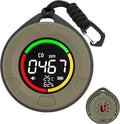 Protmex 4 in 1 Portable Carbon Monoxide Dioxide Detector for Travel, Rechargeable CO and CO2 Monitor Meter Air Quality Monitor with Magnetic Suction, RV CO CO2 Detector Alarm Temp/Humidity Sensor