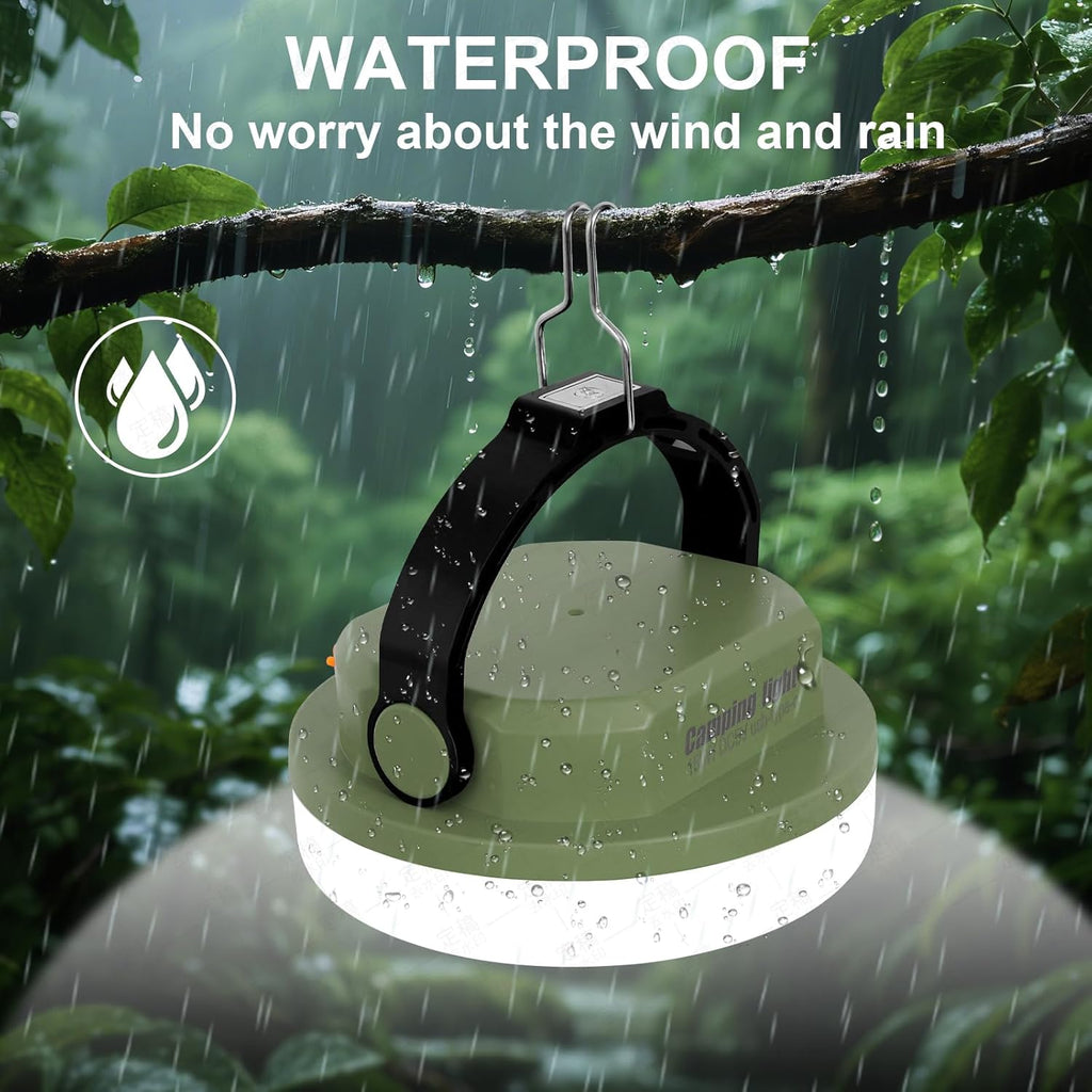 Rechargeable Camping Light MAYDENG 4000mAh , 100W, Waterproof LED Light. Suitable for Outdoor Emergencies, Hiking, and Backpacking.