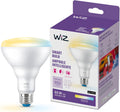 WiZ 65W BR30 Tunable White LED Smart Bulb - Pack of 1 - E26- Indoor - Connects to Your Existing Wi-Fi - Control with Voice or App + Activate with Motion - Matter Compatible