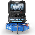 Sewer Camera, Self-Leveling Drain Camera with 7mm Thicker Cable, 305ft/91.5M Range, 9" 1080P HD Monitor, IP68 Waterproof for Pipe Inspection, DVR Snake Cam with Distance Counter & 32GB Card