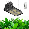 SANSI Grow Lights for Indoor Plants Full Spectrum, 100W(750W Equiv) Plant Light with Optical Lens for High PPFD, 4-Level Dimmable Panel Grow Light with 4/8/12 Hrs Auto On/Off for 2x3ft Grow Tent