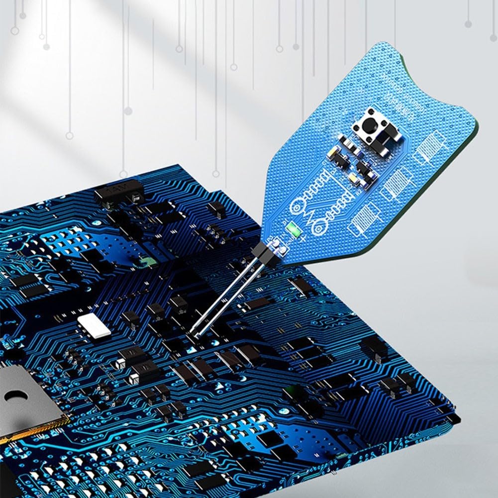 CT-1 Motherboard PCB Inductor Coil Tester Electronic Circuit Board Diagnostic Inductor Testing Device Tool with Electromagnetic Induction Technology for Component Testing and Circuit Maintenance(YCS)