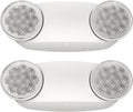 2 Pack Emergency Light, Wall Mount, UL 924 Certified, Battery Backup, 2 Bug Eye Heads, Commercial Lighting Fixtures