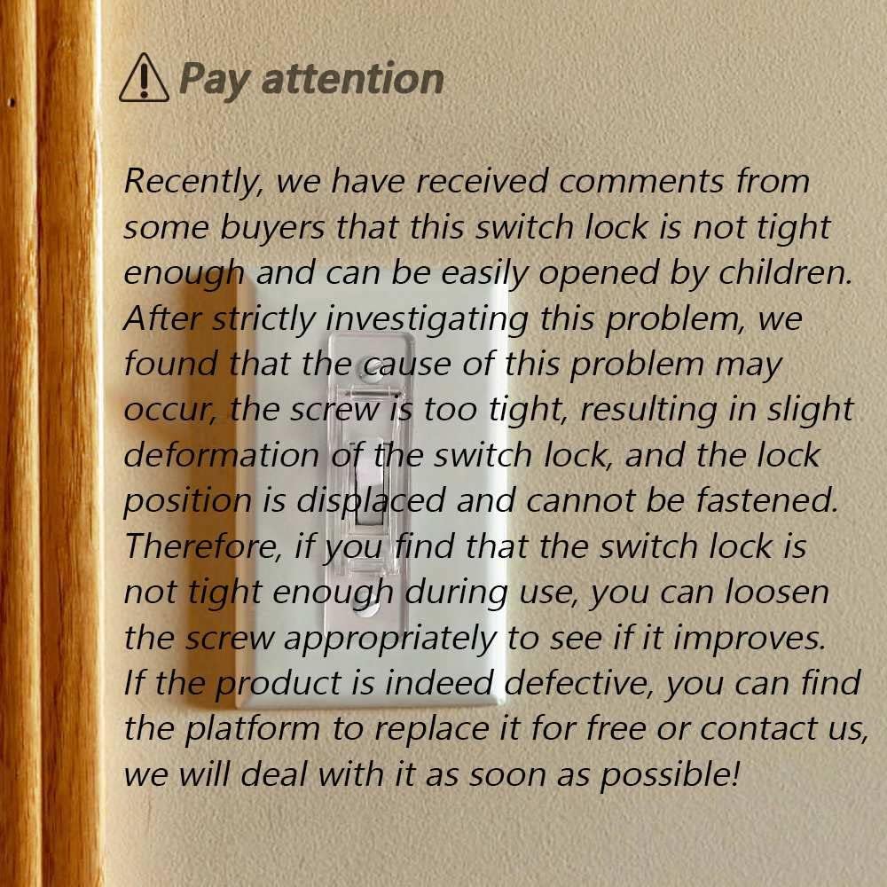 Wall Switch Guard, ILIVABLE Child Proof Light Switch Plate Covers Protects Your Lights from being Accidentally Turned On or Off by Children and Adults (Clear, 8 Pack)