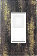 Decorative Outlet Covers Vintage Industrial Rusty Metallic 1 Gang Single Rocker Light Switch Cover Plate Wall Plates Gfci Faceplate For Farmhouse Cabin Decor
