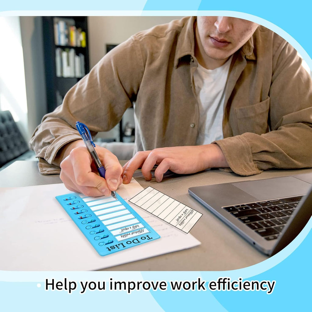 Chore Chart for Kids,To Do List, Daily Routine Chart, and Schedule Board-Checklist and Portable Memo for Efficient Task Management and Planning (blue)