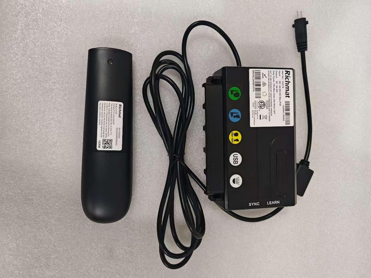 Adjustable Bed Remote for Richmat HJH109 Bed Remote Replacement and HJC18 Control Box Replacement Parts