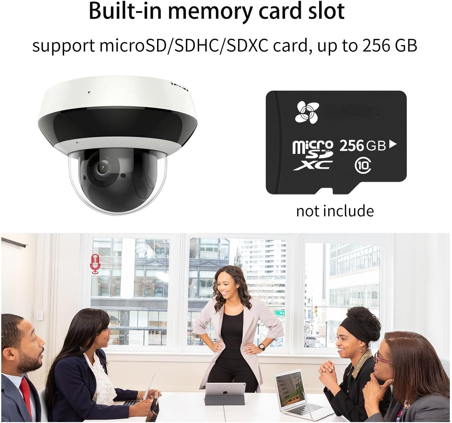 DS-2DE2A404IW-DE3 4MP PTZ IP Camera Outdoor/Indoor, 4X Optical Zoom, Low-Light Performance, IK10, IP66, 2.8-12MM Lens International English Version