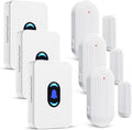 Wireless Door Chime, Daytech Door Sensor Alarm with 5 Volume for Bussiness Store Office Home When Entering, Door Ring Bell Alert 3 Transmittlers + 3 Receivers