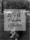 YXIMOX Custom 18" x24" Art Print on Premium Canvas, Personalized with Your Image or Design, Large Wall Decor for Living Room, Office, Bedroom, Custom Canvas Artwork(18"x24",Unframe)