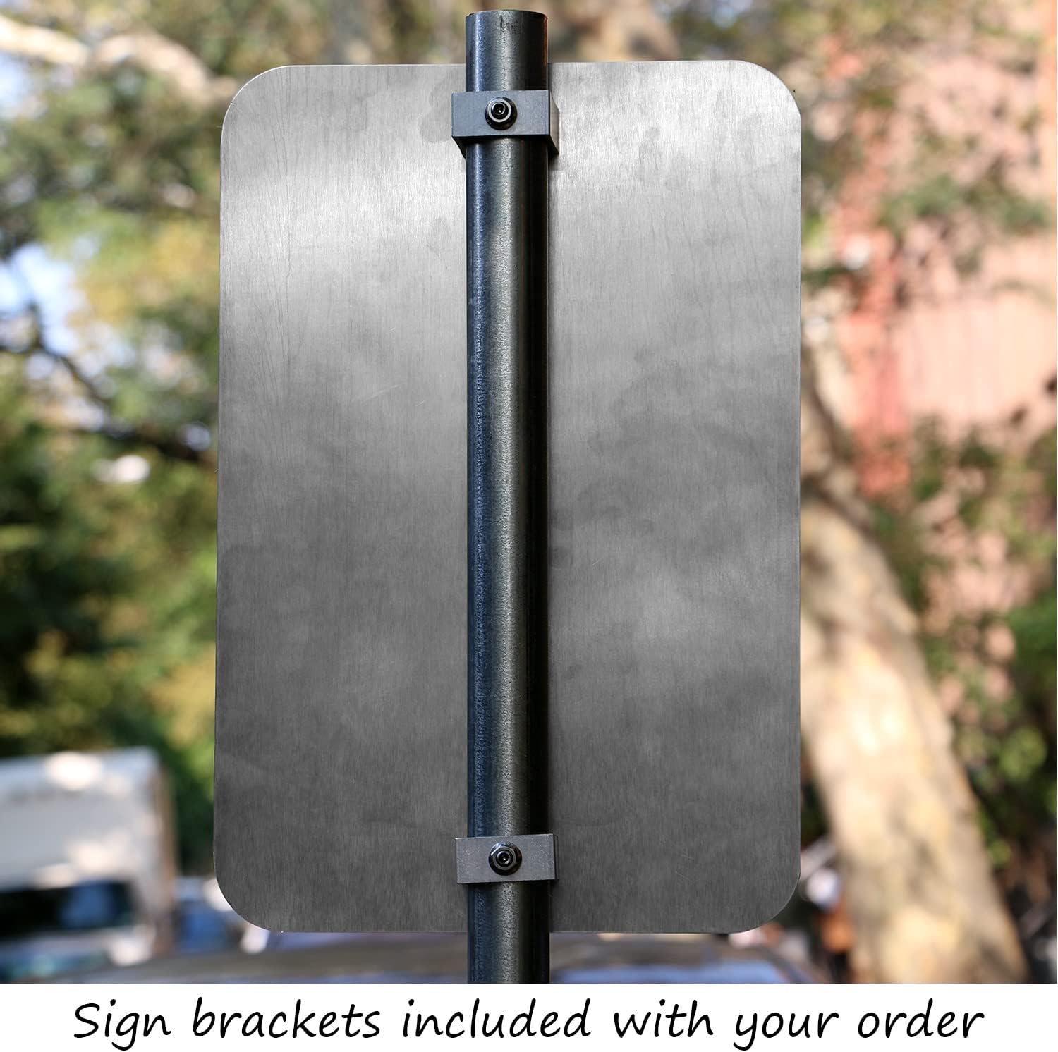 SmartSign FlexPost Signpost - Asphalt Model | 6' high Post, Flexible Sign Holder for Outdoors with Base, Made in USA