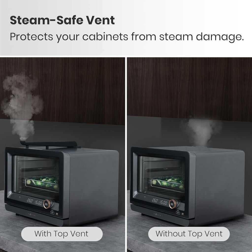 VAL CUCINA VAL BOARD Cutting Board, Compatible with VAL CUCINA Air Fryer Toaster Steam Oven, Creates Storage Space, Protects Cabinets, Black