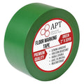 APT, Multi Color Marking Tape, Premium Safety Marking and Dance Floor Splicing Tape, 6 mil Thick (Green, 1 Roll)