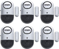 Door Alarms for Kids Safety, 6 Pack 120dB Pool Alarm Sensor for Doors and Windows, Window Alarms for Home Security, Burglar Intruder Entry Alert for Toddlers Personal Security
