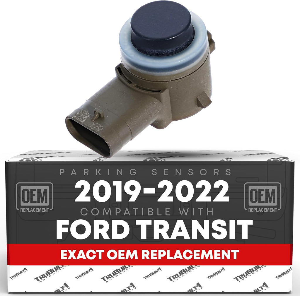 Car Parking Sensors - Compatible with 2019-2022 Ford Transit - Front or Rear Bumper Parking Aid Sensor, Backup Reverse Parking Assist Kit - OEM JU5Z15K859B