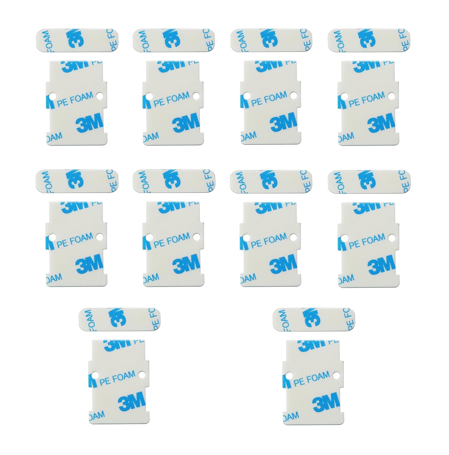 Replacement Adhesive for SimpliSafe Entry Sensors, Pre-Cut, Easy to Install, No Cutting Needed, Pack of 10 Sensor Pads & 10 Magnet Pads