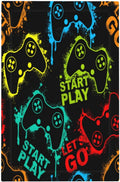 Decorative Light Switch Plate Covers Gamepad Theme Graffiti 1 Gang No Device Single Blank Outlet Covers Wall Plate Light Switch Cover Plate for Game Room Bedroom Home Decor