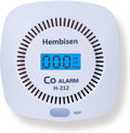 Carbon Monoxide Detectors - Hembisen CO Alarm Detector Monitor Battery Operated with Digital Display for House Kitchen Restaurant Hotel Office