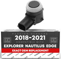 T1A Car Parking Sensors - Compatible with 2018-2019 Ford Edge, 19-21 Ford Explorer; 20-21 Lincoln Nautilus - Front/Rear Backup Reverse Parking Assist Kit - OEM HU5Z15K859AAT