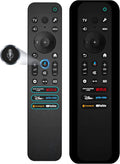 Voice Replacement for Sony TV Remote, for All 2019-2025 Sony Remote Control for Bravia Google/Android Smart 4K 8K LED OLED UHD TVs (with Backlit, Voice Control, Remote Finder and USB Changing)