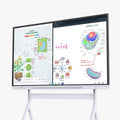 Smart Board, 75" Interactive Whiteboard with Google EDLA, Built-in Digital Whiteboard, Wireless Casting, Split-Screen & Unlimited Canvas for Business and Education (Wall Mount Included)