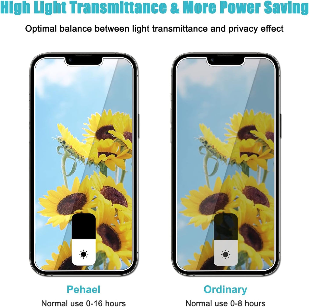 PEHAEL 3Pack for iPhone 11/iPhone XR Privacy Screen Protector Anti-Spy Tempered Glass Film 9H Hardness Easy Installation Bubble Free [6.1 inch]
