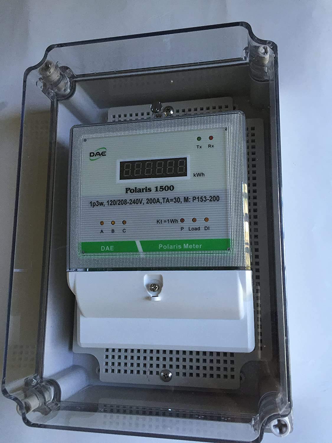 DAE P153-400 KIT, UL kWh Smart Submeter, 1P3W(2 hot Wire,1 Neutral) 400A, 120/240v, 2 Split CTs, RS485