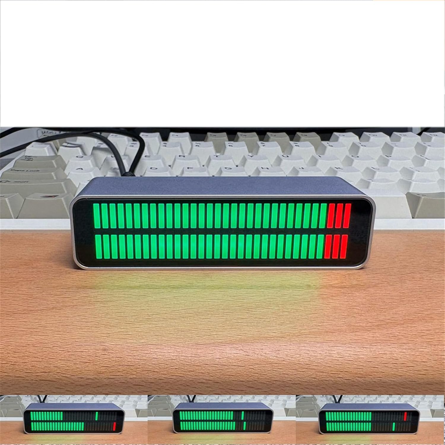 Professional Stereo Sound Indicators Levels Meter with Real Time LED Display for Studio and Live Performances