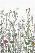 Vintage Herbs Wildflowers Plant Floral Light Switch Cover Plate 1 Gang No Device Blank Electrical Wall Plates Faceplate Decorative Switch Plate For Bed Room Home Decor