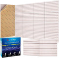 12 Pack Large Soundproof Wall Panels, 12 x 12 x 0.47 in Sound Proof Foam Panels for Walls, 1.2lb/ft³ High Density, Thicker 0.47in, Acoustic Panels, Sound Dampening Panels Camel