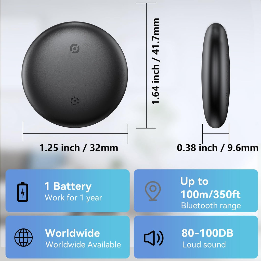 Bluetooth Smart Tags for Android,Air Tracker Tags-4 Pack Android,Keys Finder,Item Locator Works with Google Find Hub App(Android only),Android Tracker Tag for Keys,Luggages,Backpack,Wallet