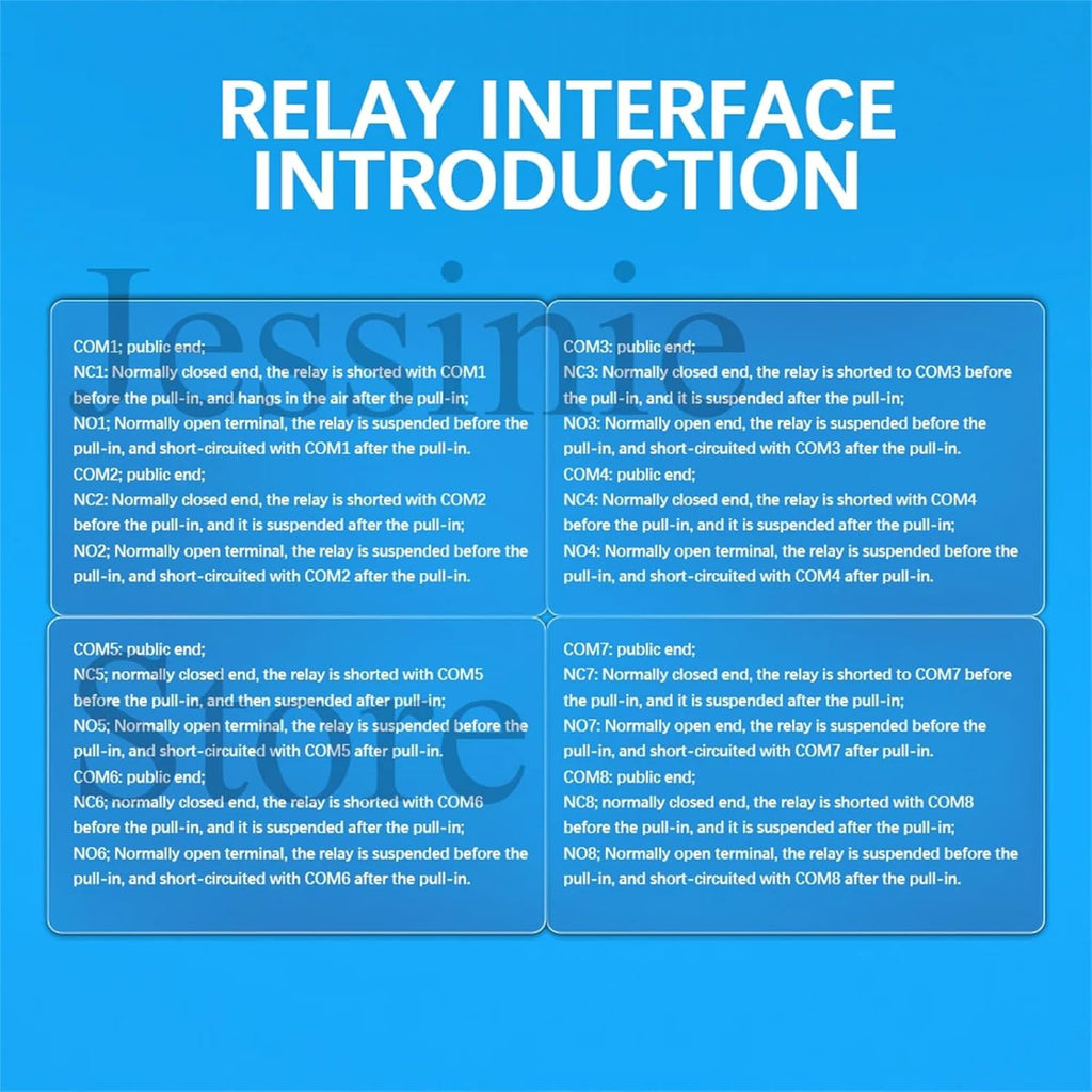 LCUS-8 USB Relay Module 8 Channel with Overcurrent Protection for Home Automation, Serial Control, Intelligent USB Switch