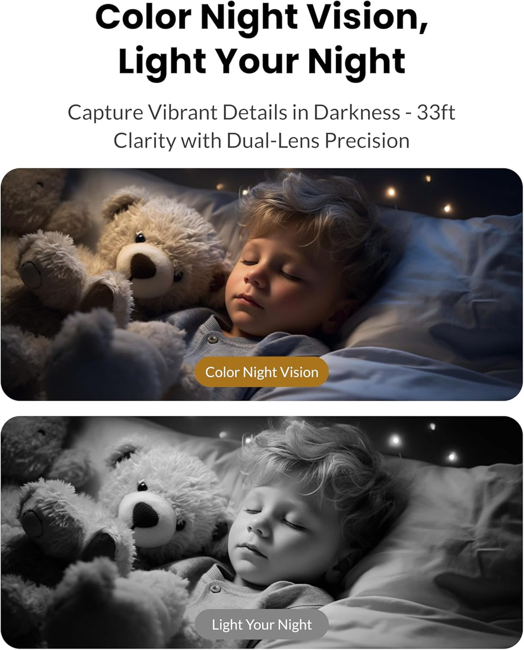 Dual Lens Security Camera Indoor 5G/2.4G WiFi, 2K+2K Pet Camera with Pan Tilt for Home, Baby Monitor, AI Tracking, Color Night Vision, 2-Way Talk, No Dead Zone, 355° View, Alexa/Google
