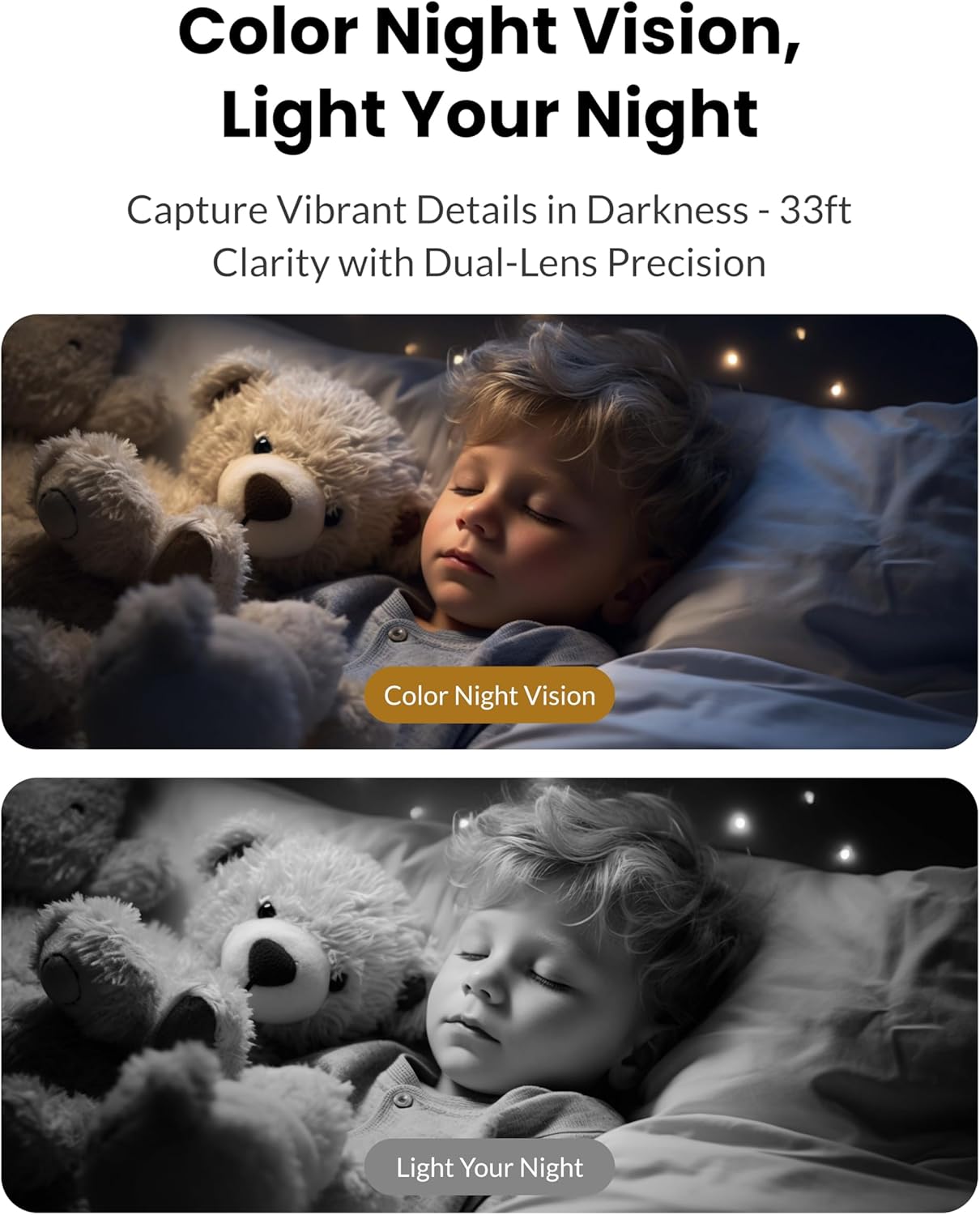 Dual Lens Security Camera Indoor 5G/2.4G WiFi, 2K+2K Pet Camera with Pan Tilt for Home, Baby Monitor, AI Tracking, Color Night Vision, 2-Way Talk, No Dead Zone, 355° View, Alexa/Google
