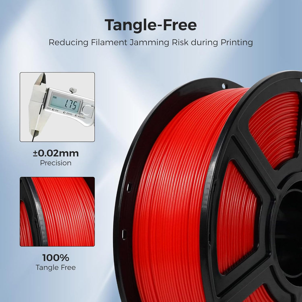 FLASHFORGE ASA Filament 1.75mm Natural, 3D Printer Filament 1kg (2.2lbs) Spool, Dimensional Accuracy +/- 0.02mm, Durable, High UV-Resistant, Perfect for Printing Outdoor Functional Parts